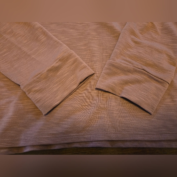 PINK‎ Victoria Secret Pullover Hoodie 1/4 Zip Long Sleeve Pink Dusty Rose Size M - Picture 9 of 9